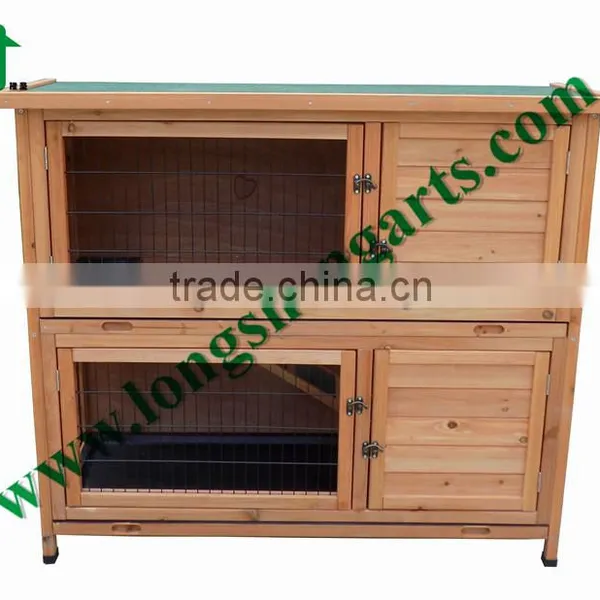 Double Tray Rabbit Wooden House photo-3