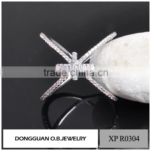 Custom Ladies White Gold Fashion Ring Finger Rings Photos Wholesale photo-2