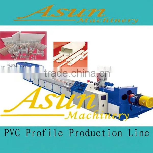 CE Certification PVC Profiles Extruder Machinery / Profiles Making Machine photo-4
