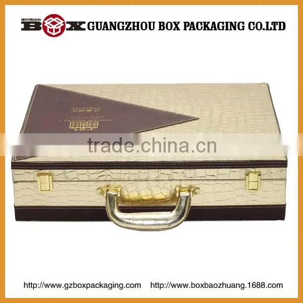 White Pu Leather Suite Case Storage Box photo-2