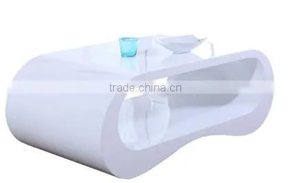 Elegant Shape Design Wooden White High Gloss Coffee Table,Tea Table photo-2