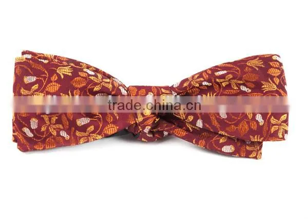 2016 Latest Fashion Custom Made Plaid Self-tie Skinny Mens Bow Tie photo-2