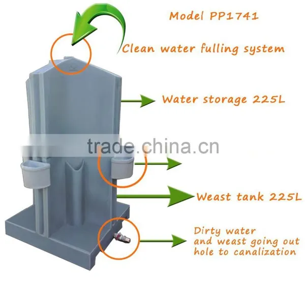 Portable Urinal Best Quality Men Street Toilet /WC/ Street wc for Men for 4 People in Same Time