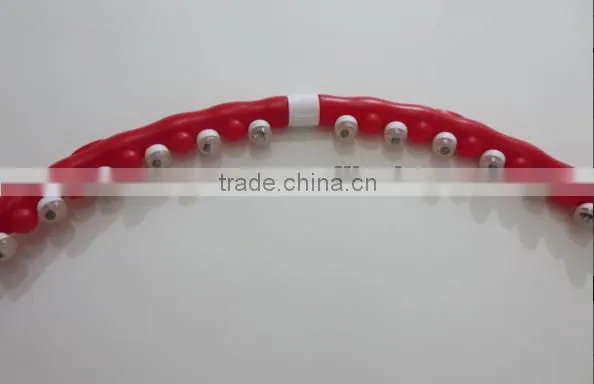 LED Magnetic Fitness Exercise Massager Hula Hoola Hoop photo-4