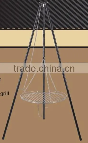 Tripod BBQ Grill, 21" Tripod Grill for Camping