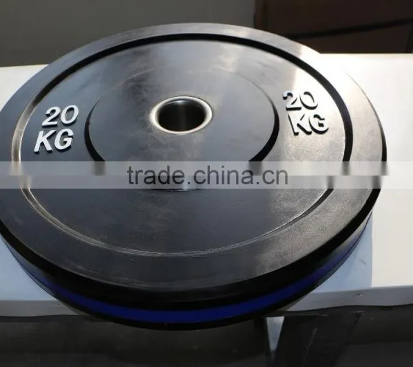 Colour Crossfit Weighlifting Rubber Bumper Plate 5KG 10KG 15KG 20KG 25KG photo-3