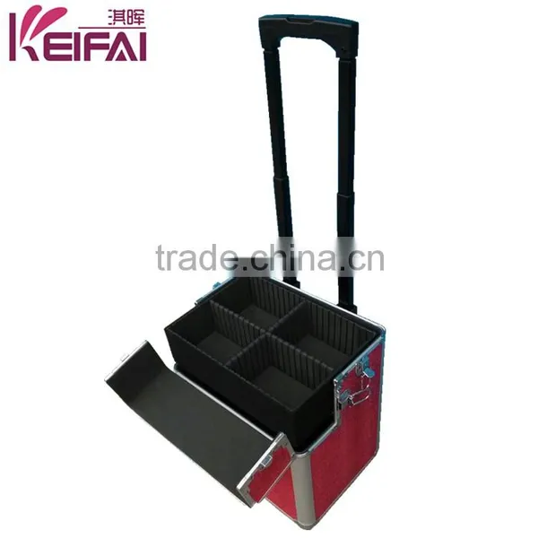 Keifai Customizable Multi-Functional Jewelry Trolley Case With Wheel photo-4