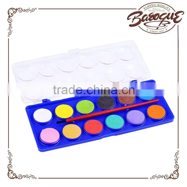 Carton 12 Pcs Watercolor Paint Box for Watercolors Cakes Painting,custom Design Gouache and Post Color Paint photo-6
