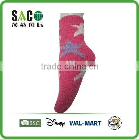 Colorful Star Pattern Fluffy Socks photo-4