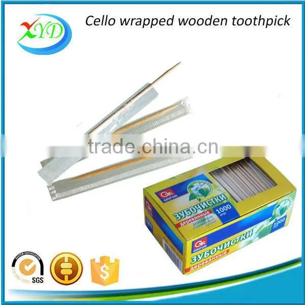Hot New Products for 2016 / Cello Wrapped Wooden Tooth Picks Made in China photo-5