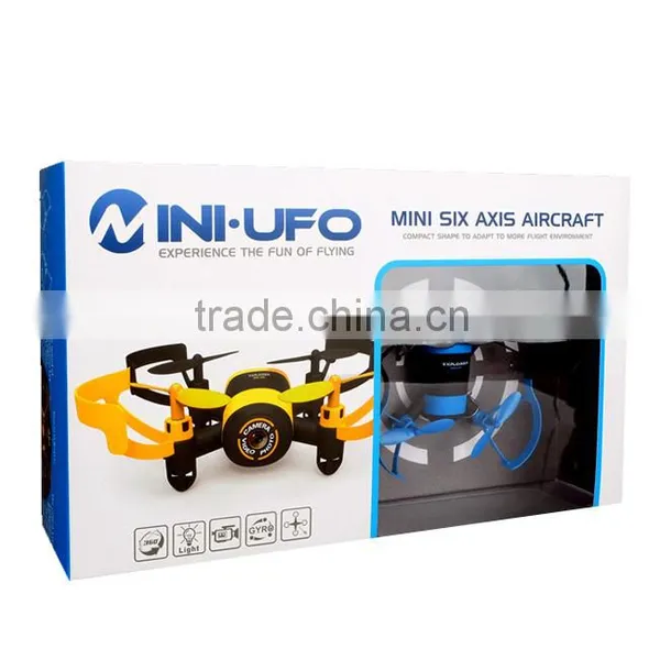 Quadcopter Drones RC Helicopter Quad Copter Toys - Micro Mini Nano Size - 3D Flip Air Light Show - 6 Axis Gyro photo-3