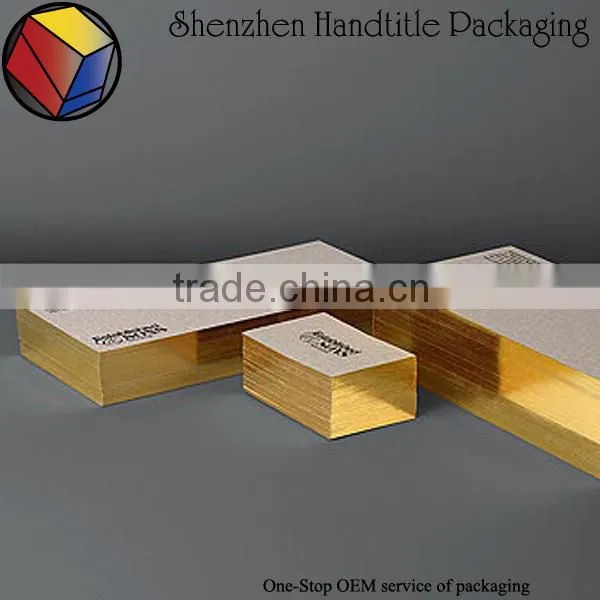 Elegant Gold Edge Business Card Hot Stamping photo-4