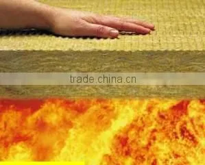 Fireproof Insulation Rockwool Wall Panel for Heat Retaining Material