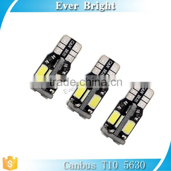 CE,ROSH Car Auto LED T10 194 W5W Canbus 10smd 5630 5730 LED Light Bulb ,led Smd T10 Canbus photo-4