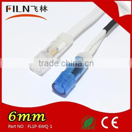 Plastic Waterproof 8mm 380v Yellow Blue Red Green White Led Indicator Lamp Cover photo-5
