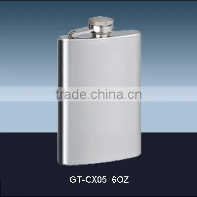 6OZ Stainless Steel Hip Flasks