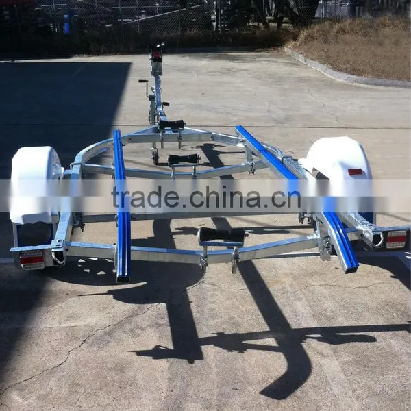 Hot Dipped Galvanized Boat Trailer/ Inflatable Boat Trailers/jetski Trailer photo-4