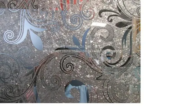 4-12 mm Decorative AcId Etched Frosted Art Glass With Good Price for Window/ Door Decoration photo-3