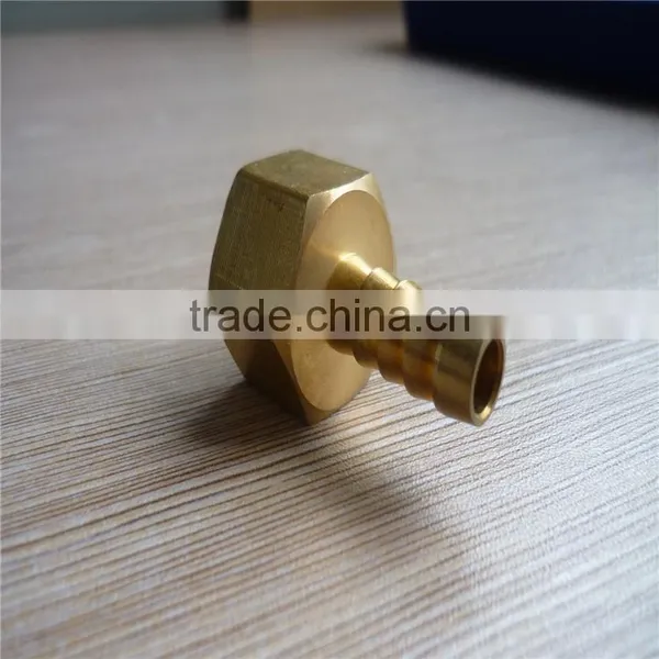 Female Threaded Connection With Sleevee for Rubber Hose , Auto Electrical Brass Connector1/8*6mm photo-2