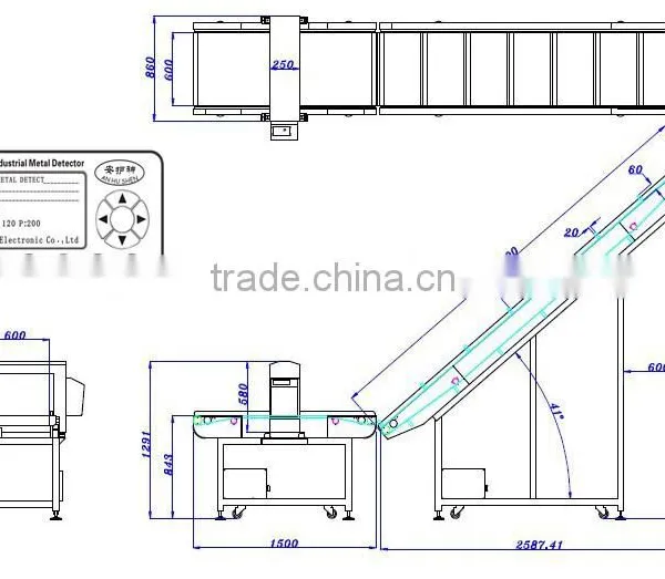 FDA Food Grade Belt Conveyor Type Food Metal Detector photo-5