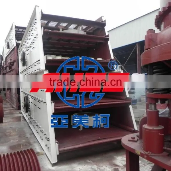 Big Capacity Horizontal Vibrating Screen / Sand Sieving Machine,AMEC Manufacture photo-5