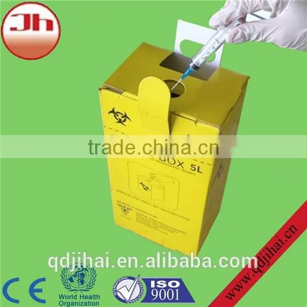 High Quality Disposable Medical Cardboard Box Safetybox Sharp Box photo-6