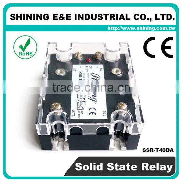 SSR-T40DA CE Approved With Black Color 40A Fotek SSR Relay photo-2