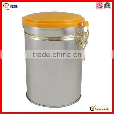 Round Custom Print Airtight Tin Box for Coffee photo-3