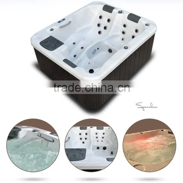 Cheap Freestanding Bathtubs Indoor Home Sex Massage Tubs Hot Tub Spas for 2 Person photo-2