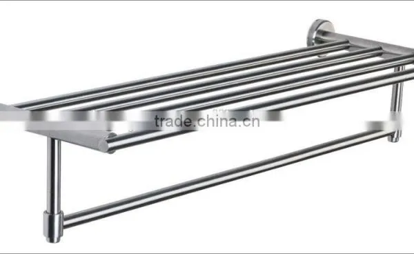Wholesale Hotel Bathroom Accessories Wall Mount Stainless Steel Towel Rack photo-3