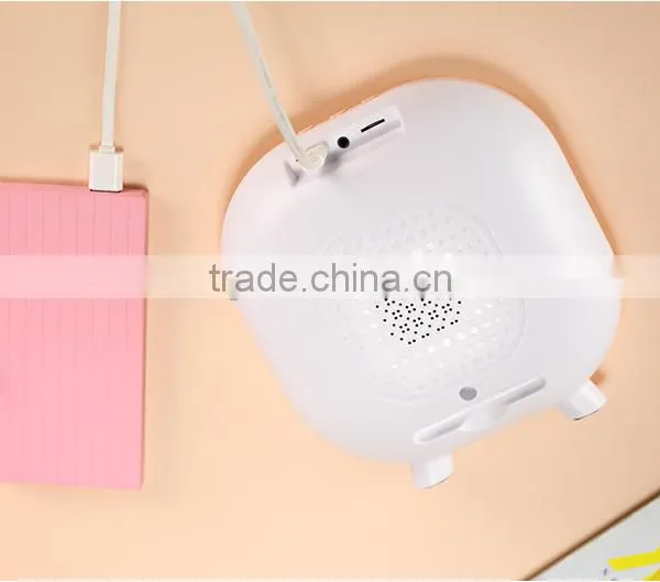 Desktop Makeup Mirror With Bluetooth Loudspeaker Box, USB Charge Table Lamp For Valentine Day photo-4