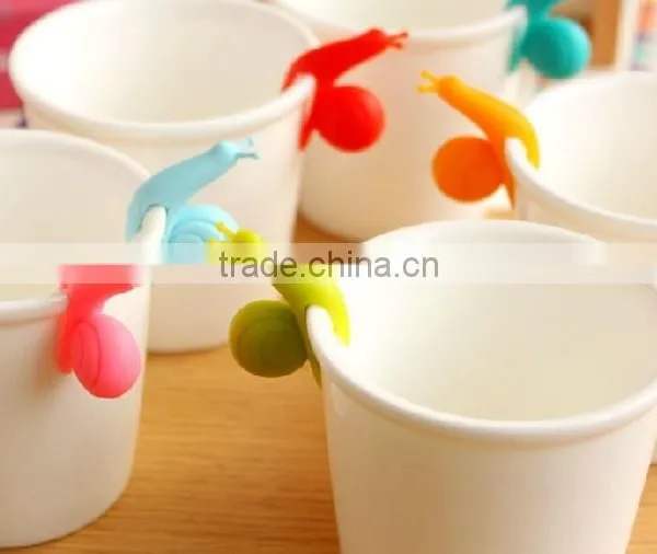 Ready Production Mould Wholesale Snail Shaped FDA/LFGB Food Grade Silicone Party Glass Markers photo-6