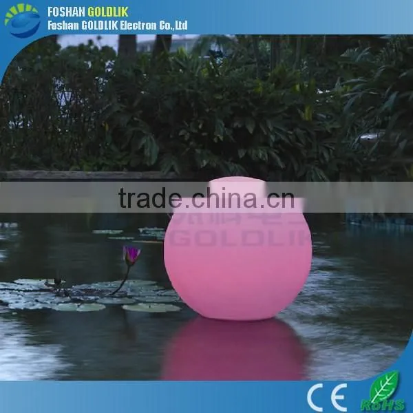 GLACS Control RGB Color Dia 80cm Large Battery Garden Glow Plastic LED Outdoor Ball Light photo-5