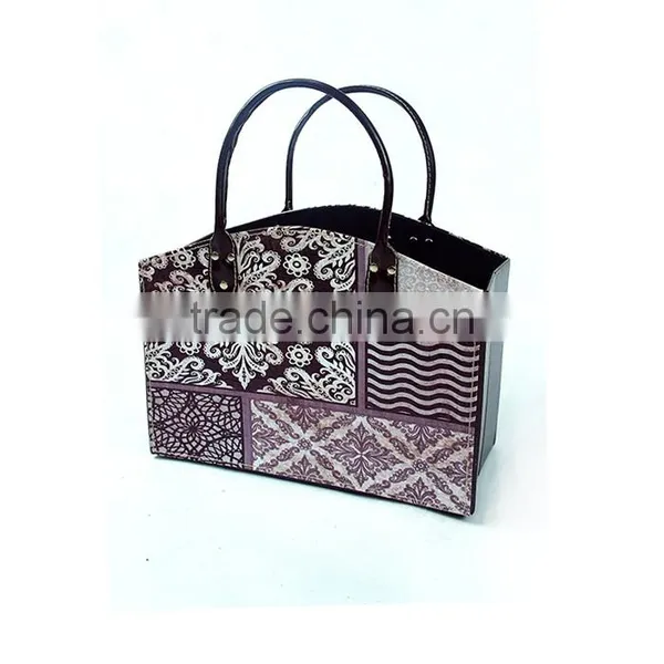 Foldable Leatherette Organizer Storage Basket Magazine And Newspaper Holder Bin photo-3