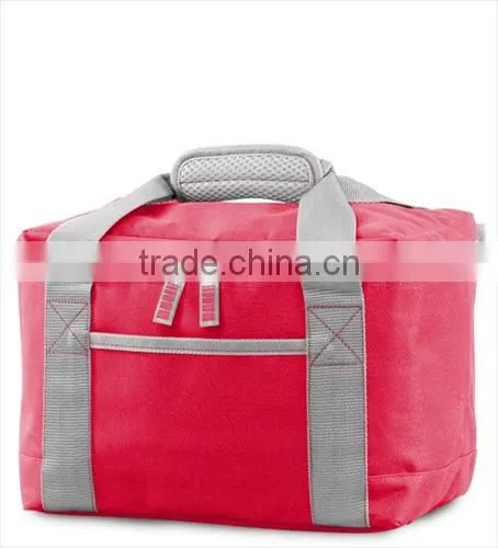 Promotional 6 Pack Can Cooler Bag in 600D, Different Logo Printing Cooler Bag photo-2