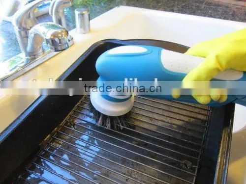 Handheld Cordless Scrubber, Rechargeable Hand Scrubber, BBQ Grill Cleaning Brush photo-4