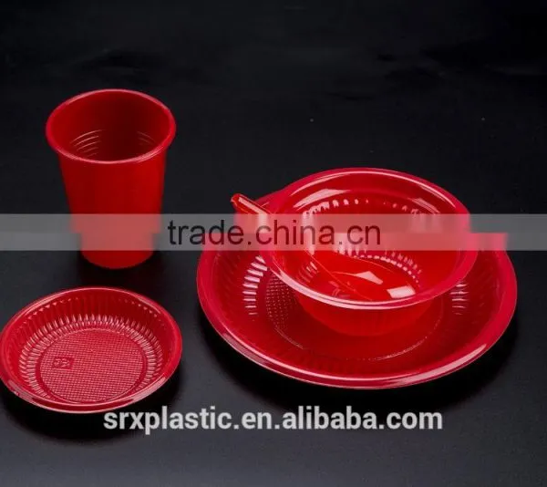 Custom Disposable Plastic Plates Cheap Plastic Charger Plate