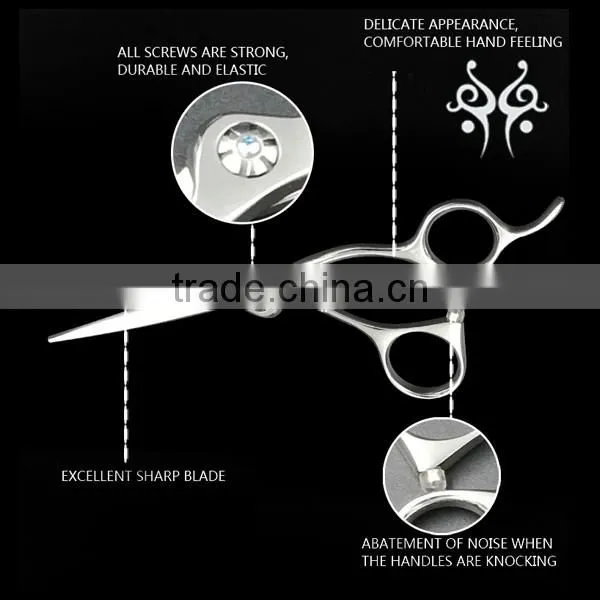 QJ-HS103 100% Pure Hand Made Hairdressing Scissors Convex Edge Blade Japanese Hair Cutting Scissors photo-3