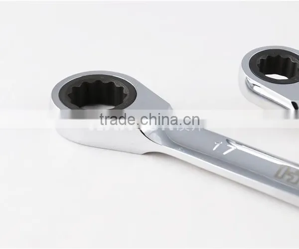 Double Head Ratchet Wrench With Mirror Surface photo-4