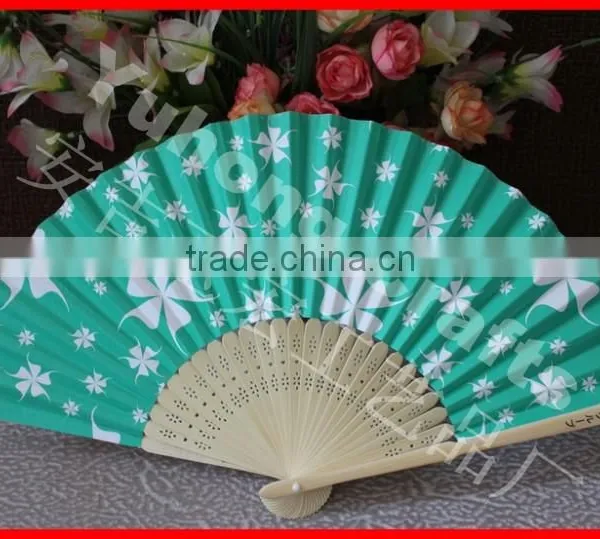 2015 Stable Quality Best Wholesales Paper Fan Souvenir Fan