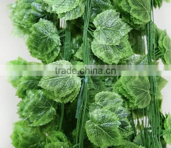 Hot Selling Artificial Grape Leaves Vine 240cm photo-3
