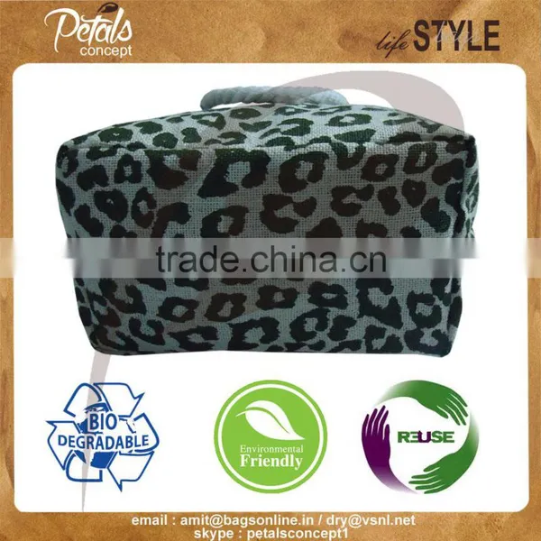 Biodegardable Low Price Beach Bag Made From Golden Fiber Jute photo-4