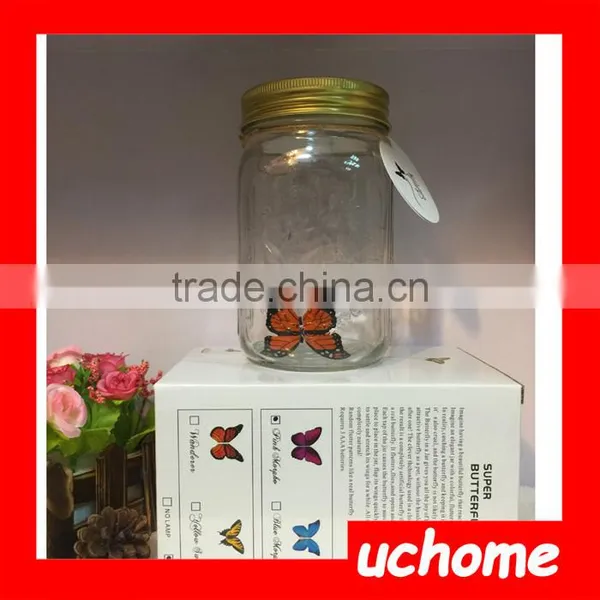 UCHOME Modern Glass Bright Butterfly Lamp Romantic Nightlight FOR Home Decoration Jar photo-5