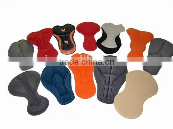 Coolmax fabrics custom design choices professional GEL 3D Chamois Gel cycling pad