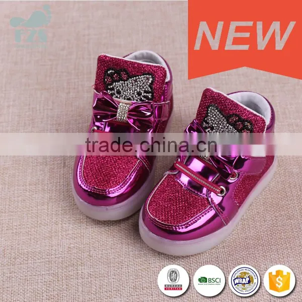 HFR-TS-22-15 2016 Black School Flashing Kids Led Shoes photo-3
