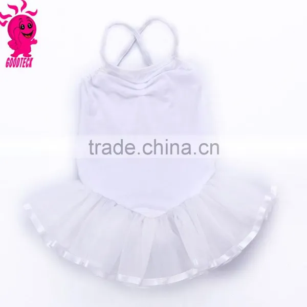 Wholesale Girls White Gymnastics Ballet Leotards for Sale