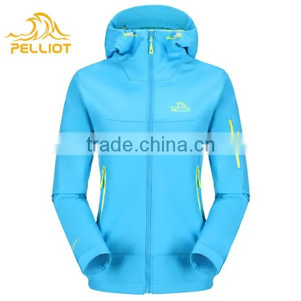 2016 High Quality Outdoor Wholesale Waterproof Fleece Lined Softshell Jacket photo-6
