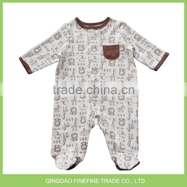 Cheap Price Long Sleeve Cute Baby Romper Bodysuit photo-4
