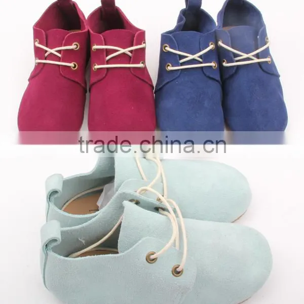 Children Casual Shoes Leather Baby Hard Sole Shoes photo-5