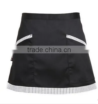 Unisex Morden Short Cafe Shop Aprons for Young Waitress Waiters photo-2